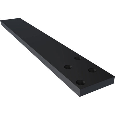 Support flottant dissimulé en acier robuste