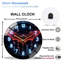 Horloge murale Neon Bat