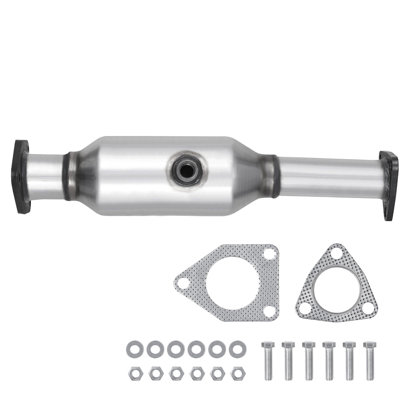 Convertisseur catalytique, compatible avec le moteur de 2,4 L L4 de 2002 à 2007, moteur de 2,4 L L4 à l'arrière, remplacement OE 16299, matériau en acier inoxydable, pour une purification rapide des gaz d'échappement
