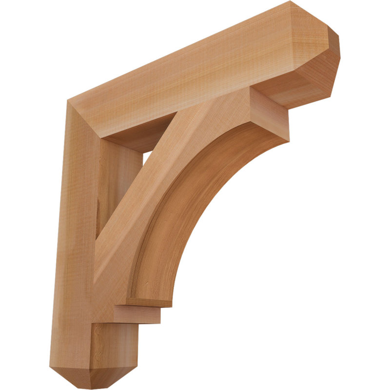 Support Imperial Craftsman, H 20 po x l 3,5 po x P 20 po, Western Red Cedar (Smooth)