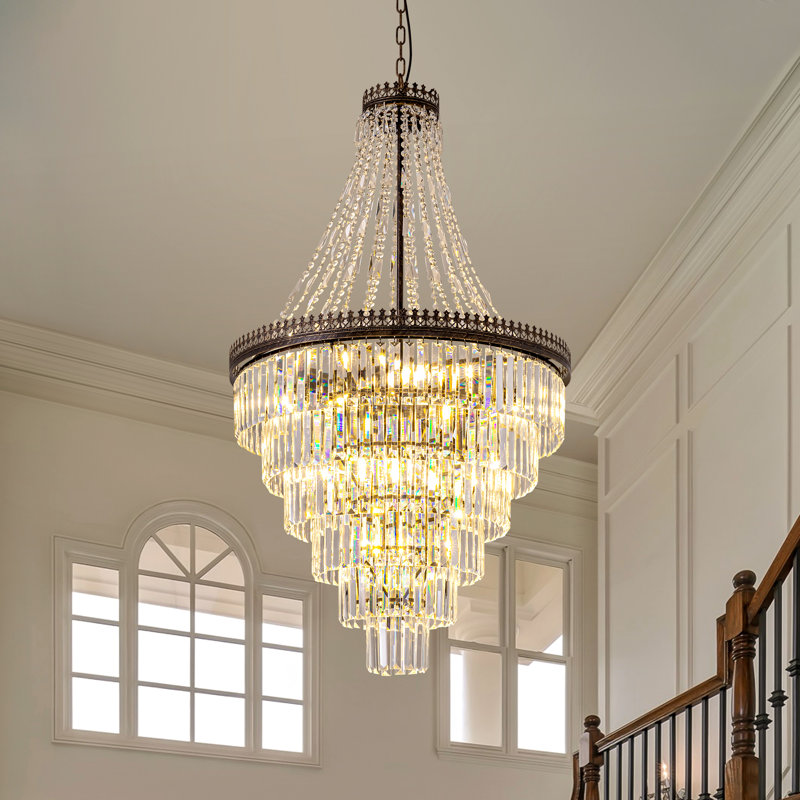 Maquisha 12-Light Dimmable Empire Chandelier