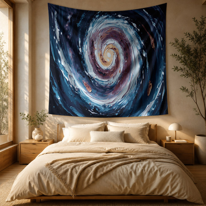 Photographie de galaxie spirale Sci Fi Galaxy, 51 po x 60 po