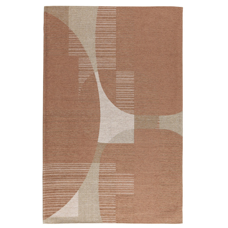Kelmscott Abstract Machine Made Indoor / Outdoor Area Rug, Rectangle 80 x 150cm