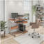 Bureau d'ordinateur complet avec grain de bois-1742159459