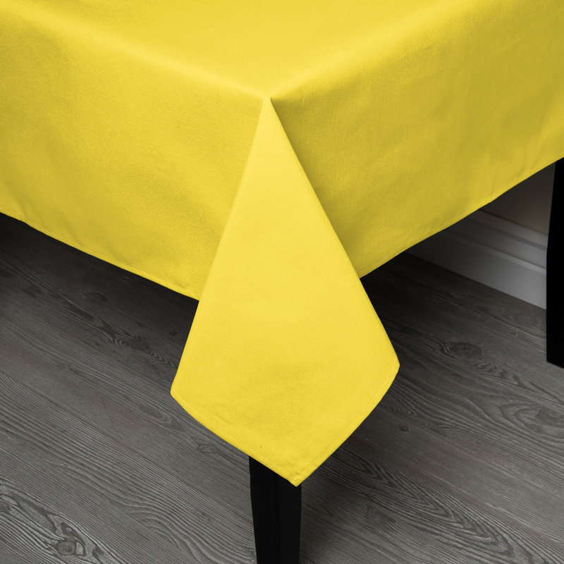 Caius Tablecloth, 45" L x 45" W, Lemon