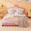 Lit princesse rembourré en bois avec tête de lit-209384892-209384893