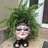 Muggly's Biker "Babe" in Motorcycle Attire Statue Planter