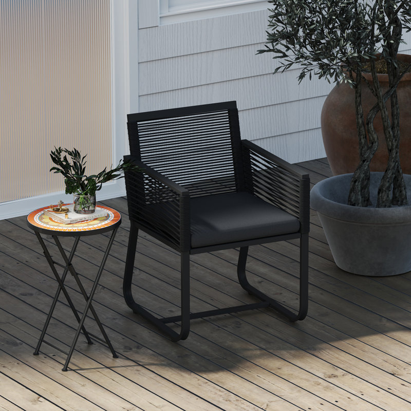 Round 35Cm L Outdoor Side Table