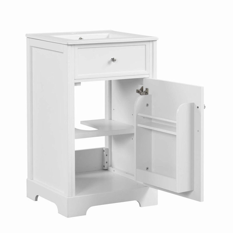 Meuble-lavabo simple avec plateau 20 po Weybossett