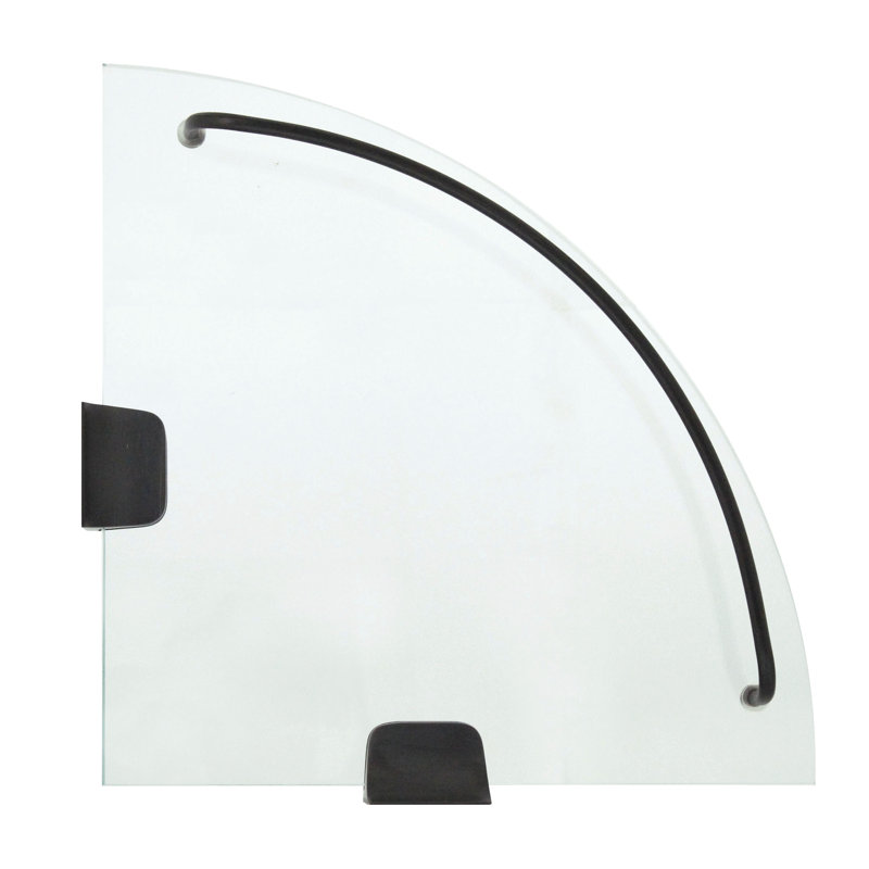 Boucher Corner Corner Shelf, Rubbed Bronze