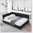 Upholstered Tufted Bed Frame, Sofa Bed Frame With Backrest And Armrests-680720493