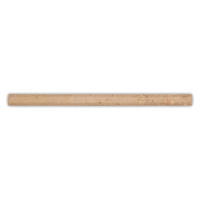 Moulure en travertin Noce Honed Bullnose