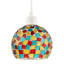 Multi-Colour Geometric Mosaic Dome Pendant Ceiling Lighting Shade By 