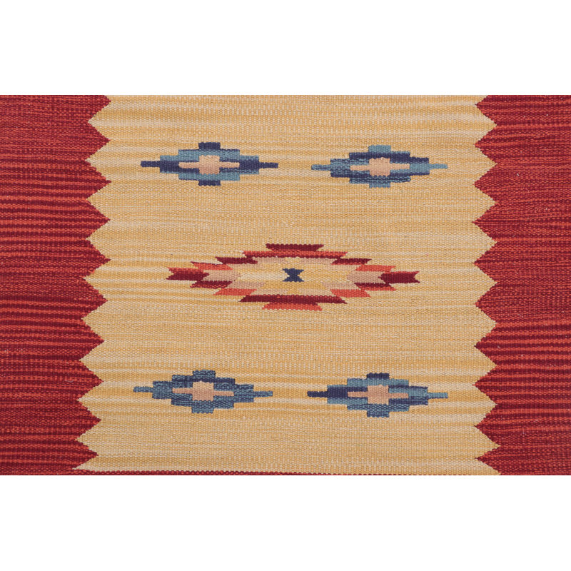 Southwestern Cotton Hand Woven Area Rug, Rectangle 160 x 230cm