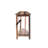 Solid Wood End Table, 16x25x27