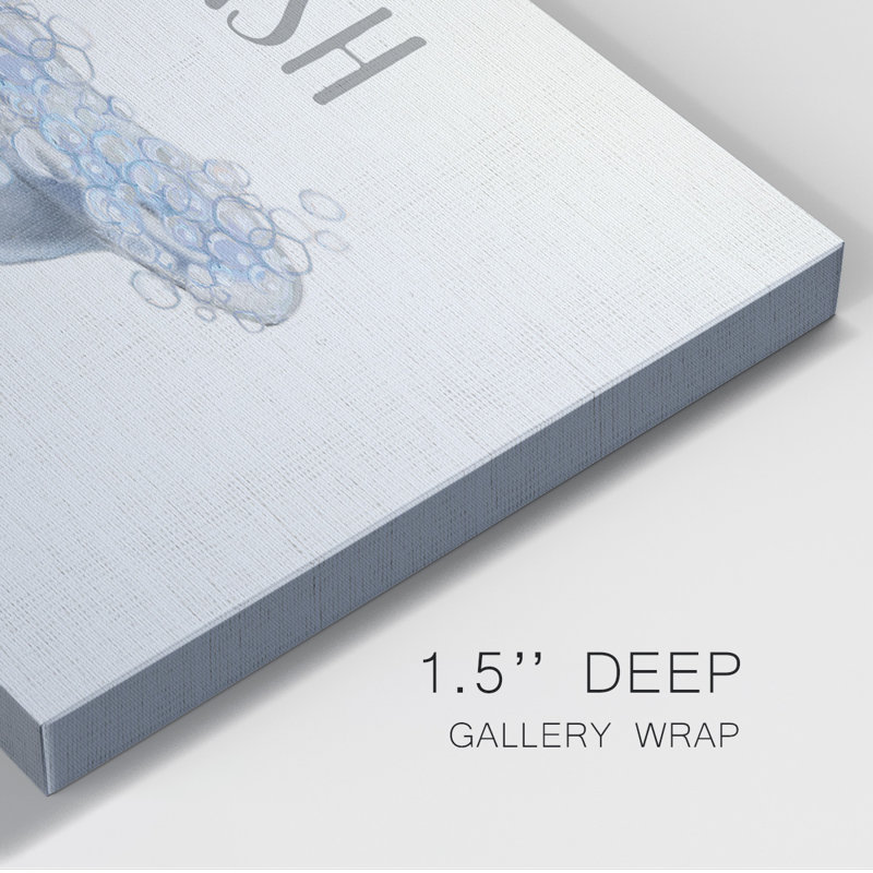 Toile tendue avec châssis Splish Splash Premium - prête à être accrochée, H 8 po x l 12 po