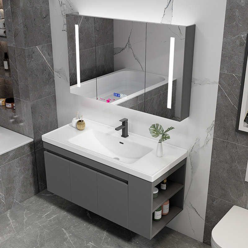 Modern simple and light luxury bathroom cabinet