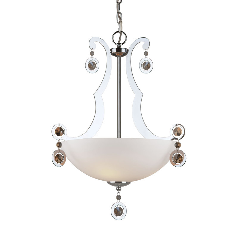 Luminaire suspendu bol 3 lumières unique Kirkbride