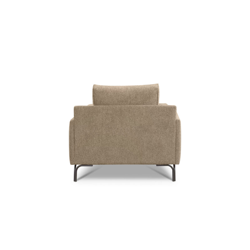 Naples Chair, Beige Polyester Blend