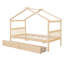 Lit simple en bois avec lit gigogne simple-1889709167