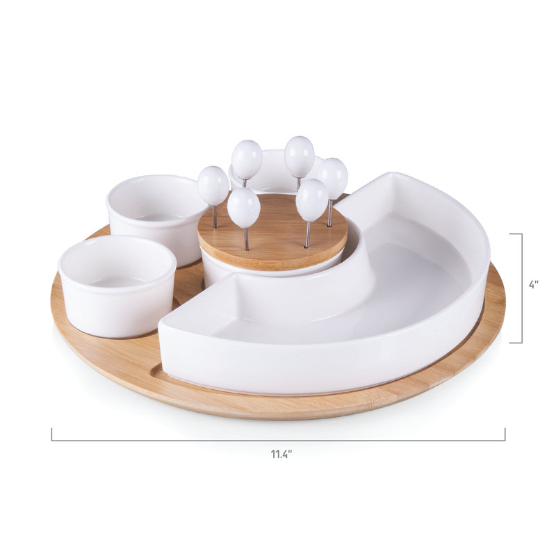 Symphony Appetizer Serving Tray Set - Party Platter Set - Appetizer Plate Bickerstaff