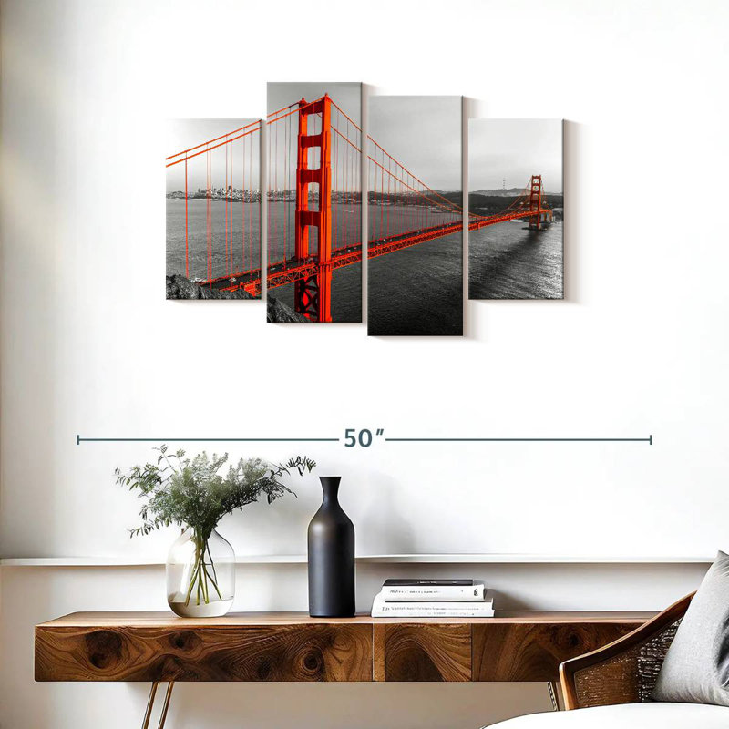 Lilie Pop Golden Gate Bridge, H 22 po x l 36 po