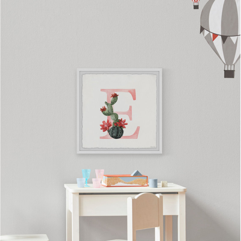 'E Is For Egg' Framed Print, 32" H x 32" W x 1.5" D