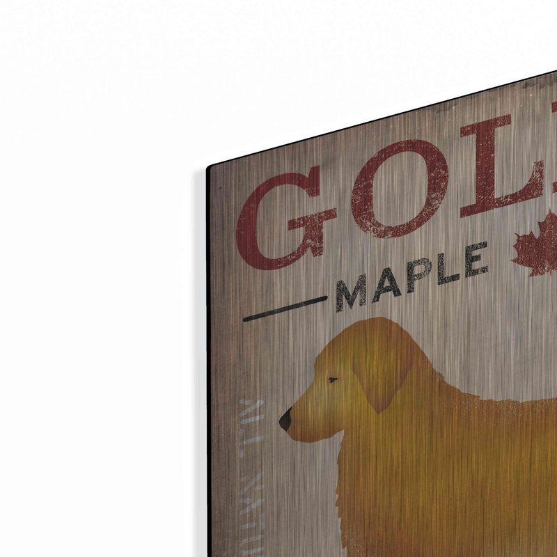 «Golden Dog At Show» par Ryan Fowler, H 24 po x l 24 po