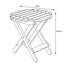 Table d'appoint ronde pliante d'extérieur Brently assemblée-1700984341
