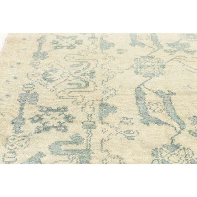 Vintage One-of-a-Kind Rectangle 6' x 8'9" Hand Knotted Area Rug