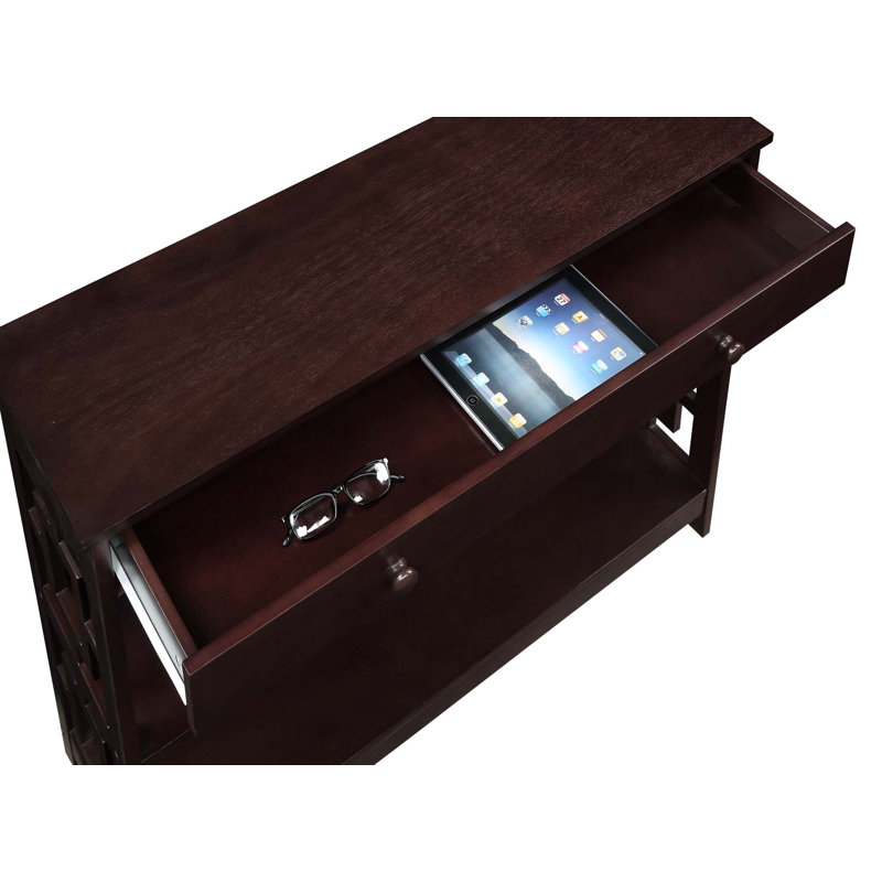Console 39,5 po Yeprad, Espresso, Espresso, H 31,5 po x l 39,5 po x P 12 po
