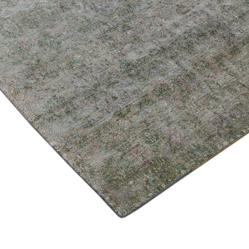 Blue Alchemy Transitional Silk Runner - 2'8" x 12'11"