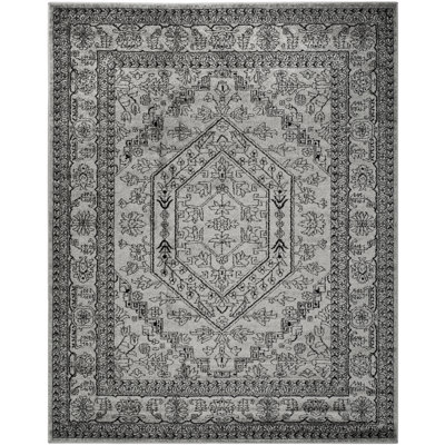 Tapis oriental noir / argent Amedee