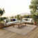 Riebe Rectangle Geometric Machine Woven Polypropylene/Polyester Indoor/Outdoor Area Rug in Jute