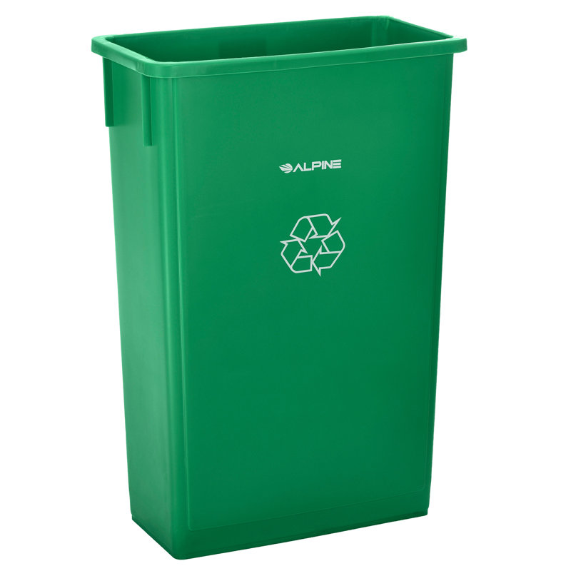 Alpine Industries 23 Gallon Plastic Recycling Bin