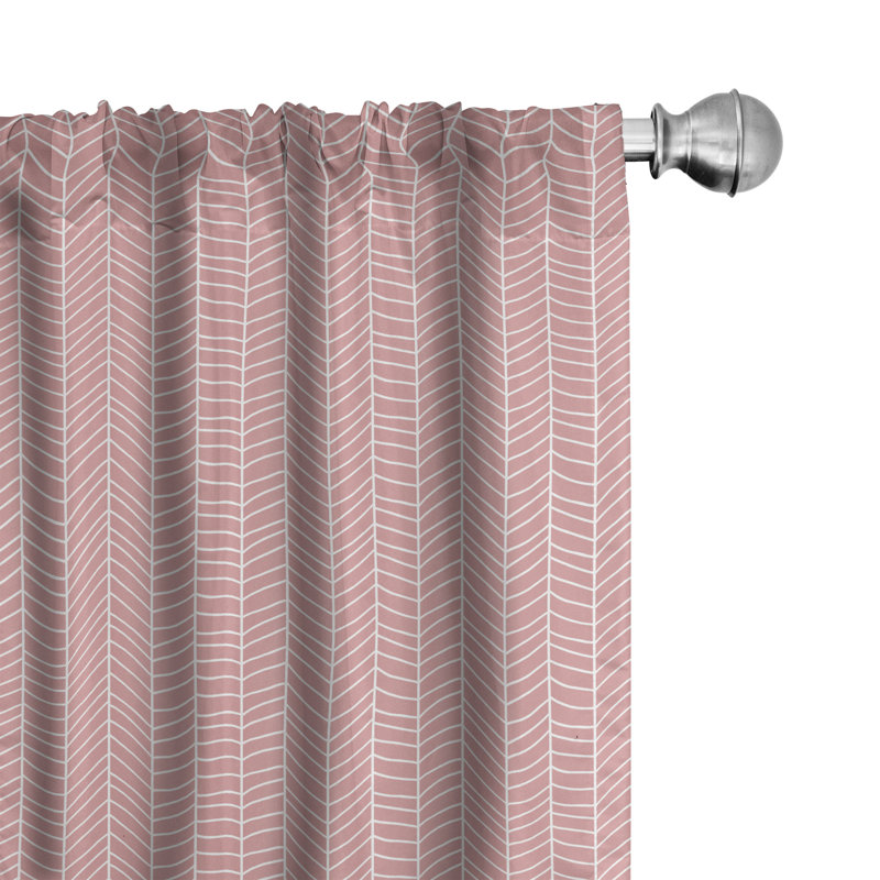 Rideaux 4 panneaux East Urban Home, L 56 po x L 95 po