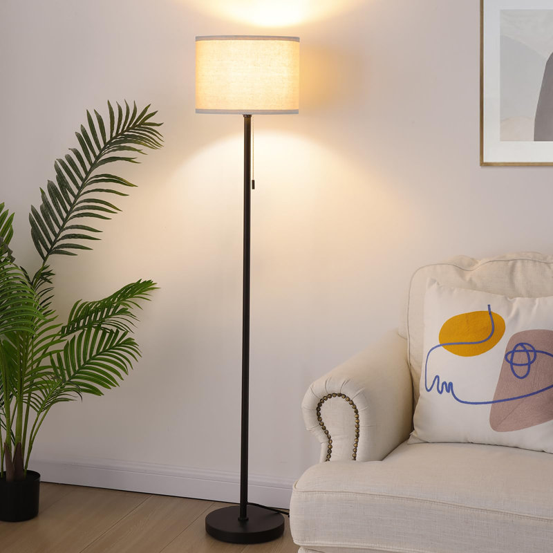 Lampe sur pied 60 "pour le salon, Lin lin