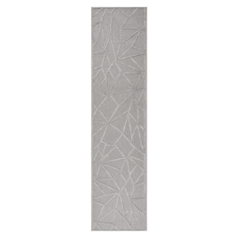 Geometric Indoor Rug, Runner 2' x 8'
