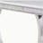 White and Silver Sofa Table