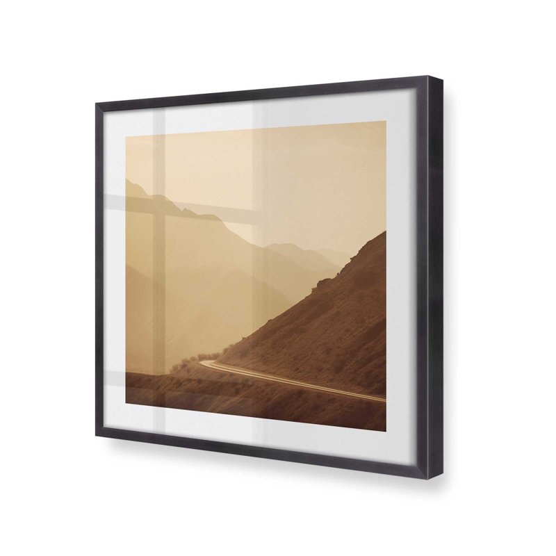 «Through The Mountain Pass I», Zinc patiné, H 17,75 po x l 17,75 po