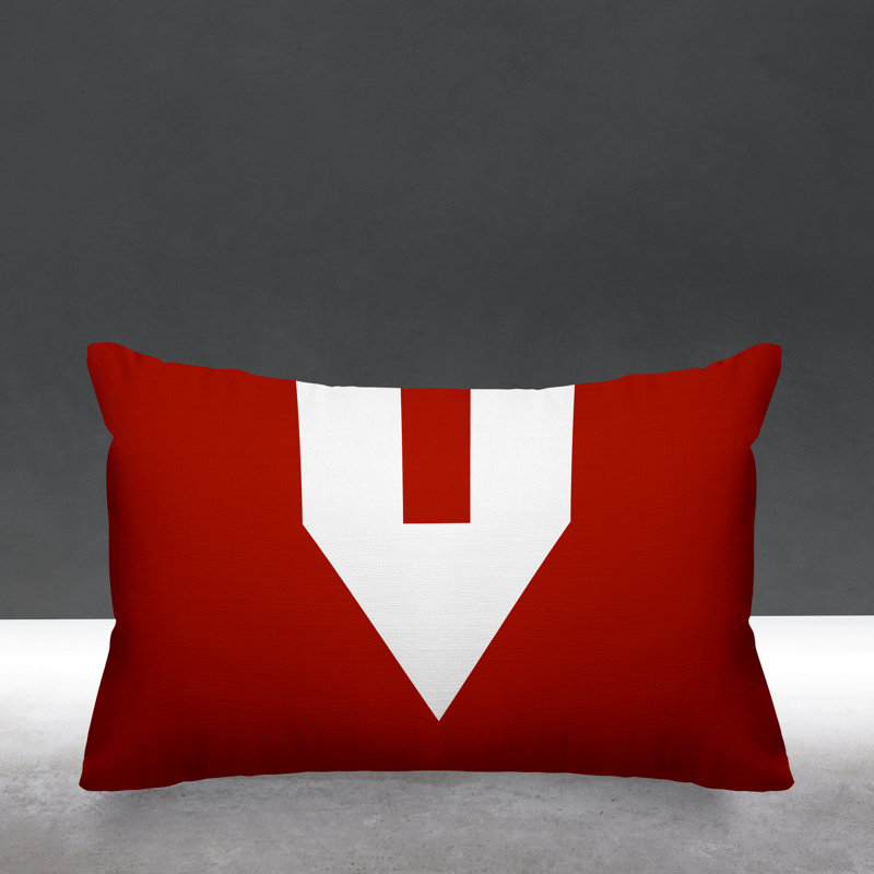Coussin lombaire intérieur / extérieur Luella, Rouge