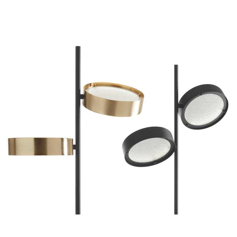 Berlin LED Tree Floor Lamp, Anodic Brass