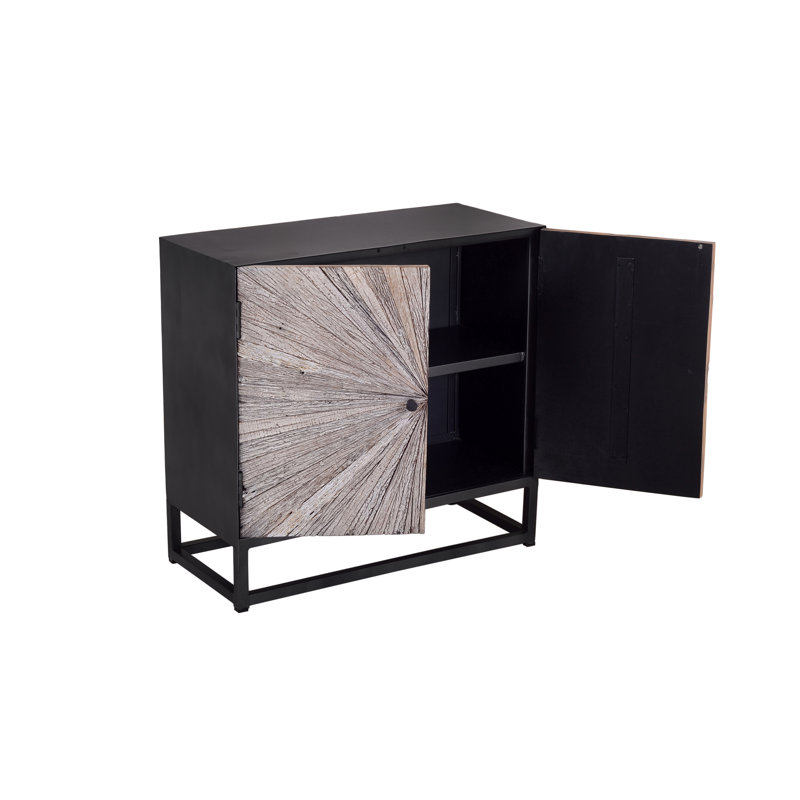 Katalin Metal Accent Cabinet, Gray