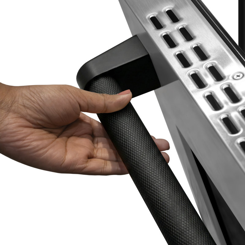 ZLINE Autograph 30 in. Helix Handle (Set of 1) for Paramount and Select Ranges in Matte Black, Matte Black
