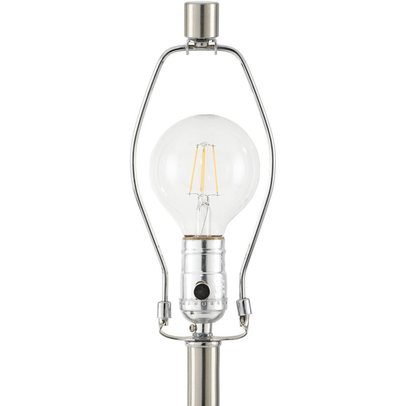 Kamastable Lamp, White, Silver