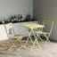 Ensemble bistro 3 pièces de table carrée pliable et chaises-744048497
