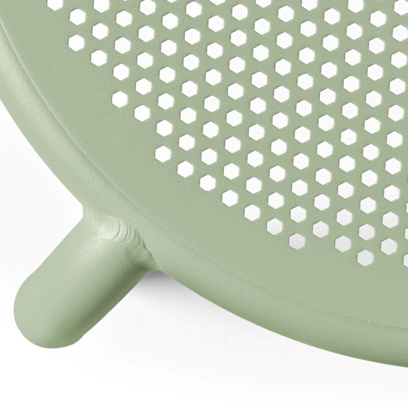 Toní Stacking Patio Dining Side Chair, Mist Green