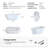 55" x 28.74" Acrylic Freestanding Bathtub, Oval Deep Soaking Bathtub with Center Pop-up Drain & Integrated Overflow for Bathroom Spa, Glossy White-131364221