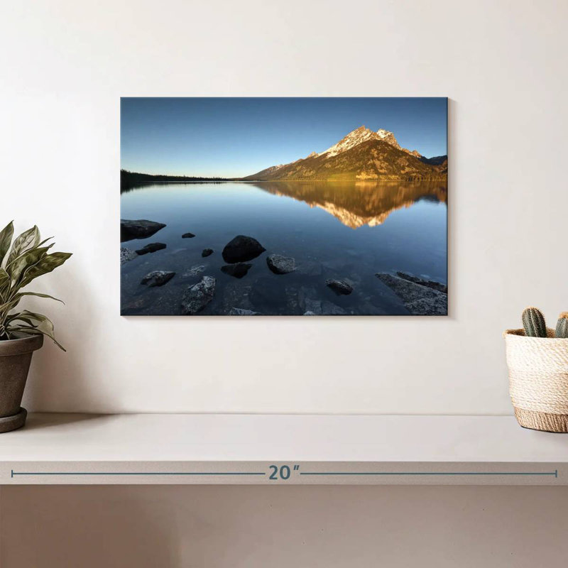 Jenny Lake Reflection, 8" H x 12" W
