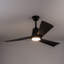 Ventilateur de plafond moderne à intensité variable avec télécommande-485430455
